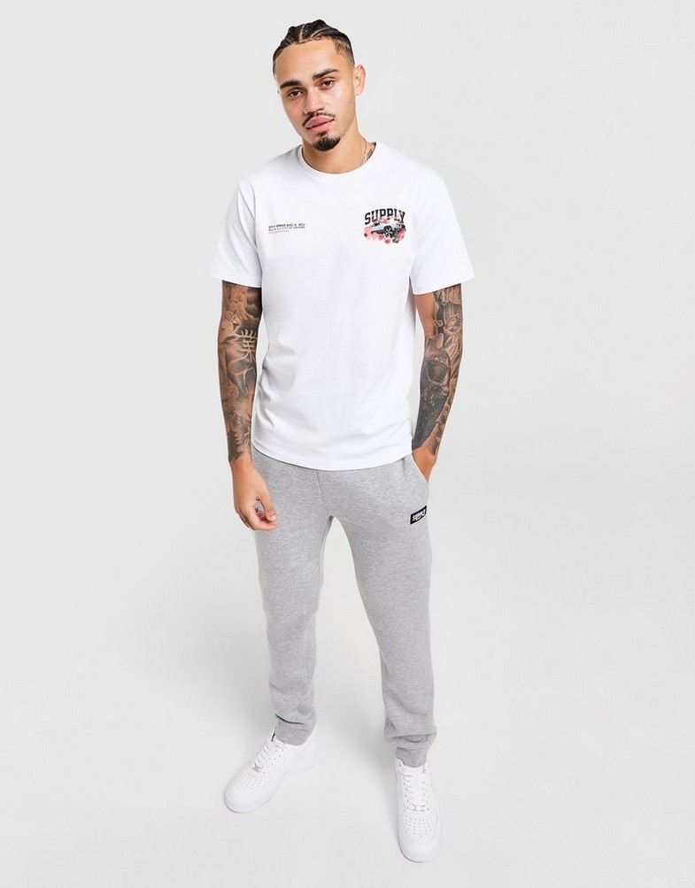 SUPPLY & DEMAND MARŠKINĖLIAI BOUNCER TEE WHT