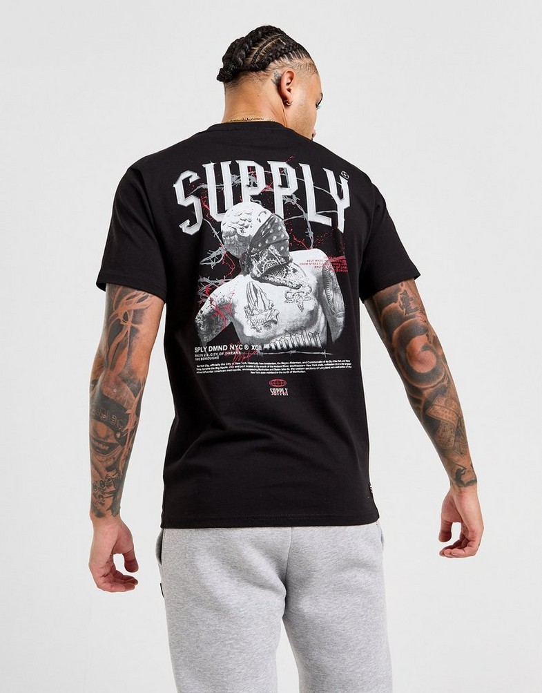 Мъжка тениска SUPPLY & DEMAND ТЕНИСКА RAZOR TEE BLK