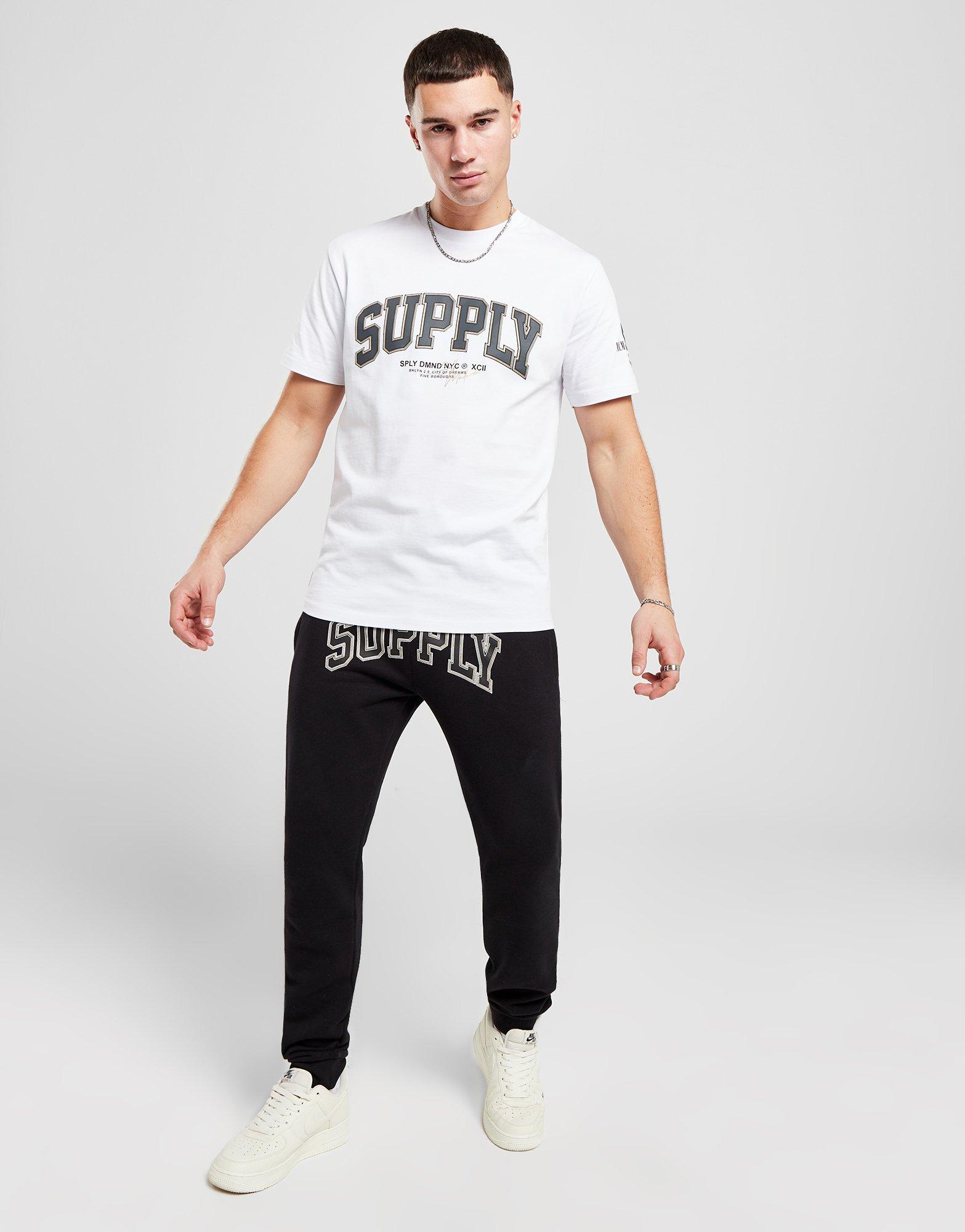 Pánske tričko SUPPLY & DEMAND TRIČKO RING TEE WHT SUPTM17001010 Bílá
