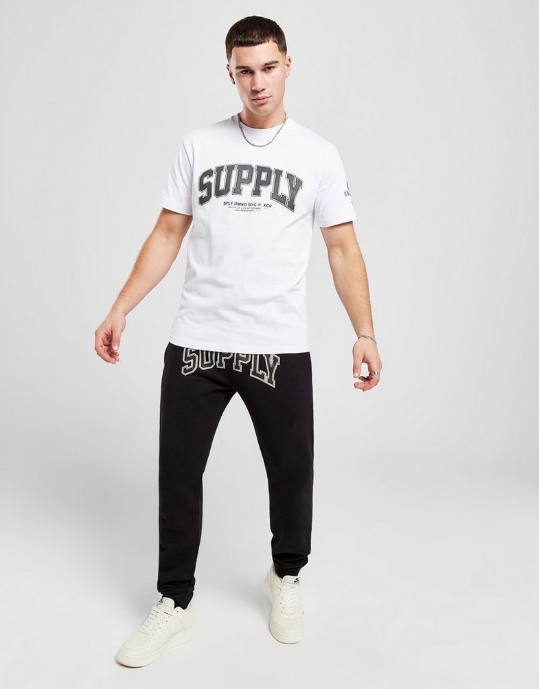 Férfi póló SUPPLY & DEMAND PÓLÓ RING TEE WHT