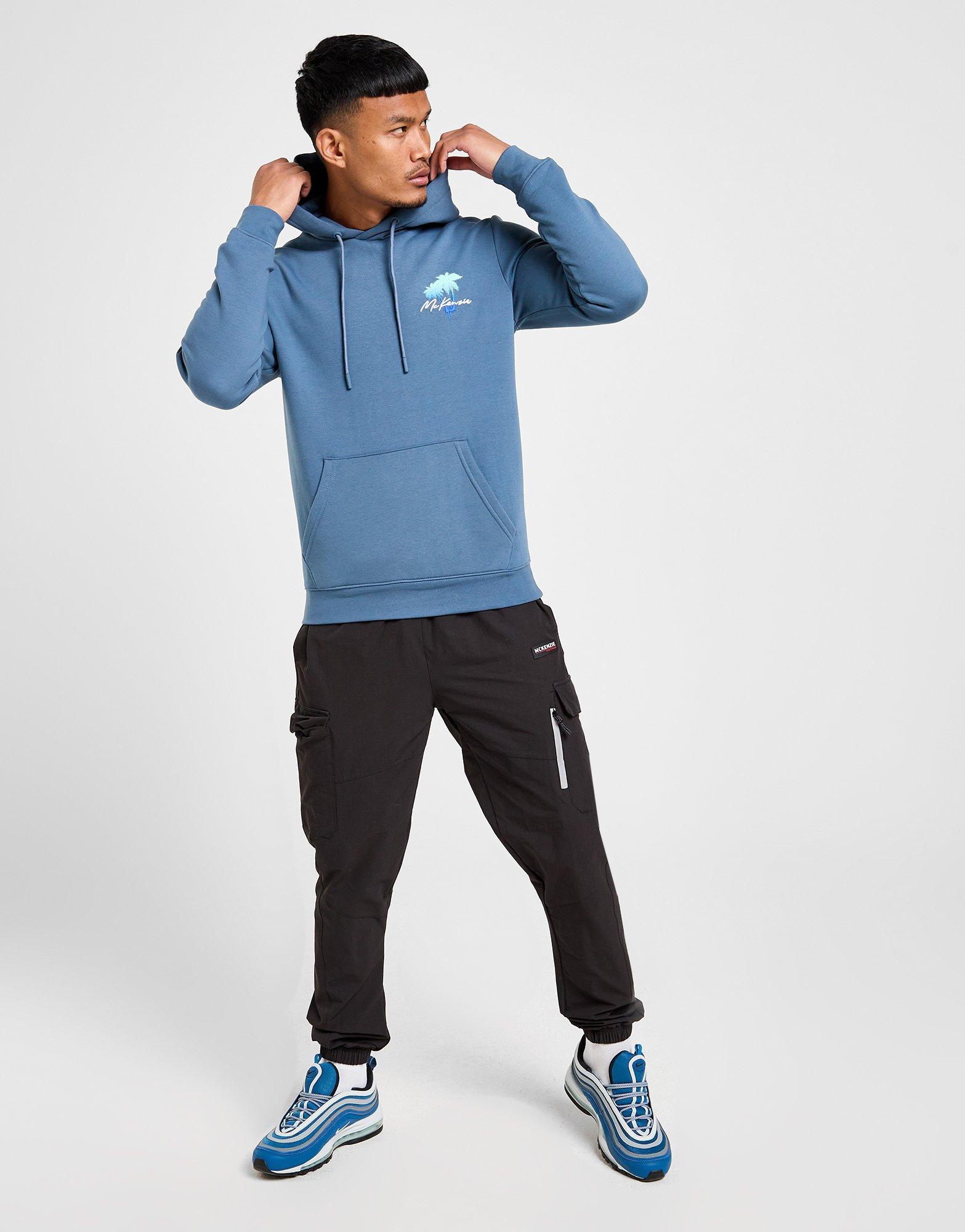 Férfi pulóverek MCKENZIE PULÓVER KAPUCNIS HORIZON HD BSA MCKTM16396165 Sötétkék