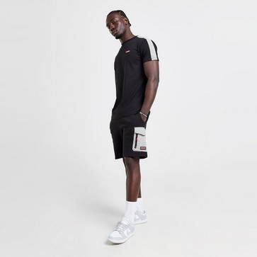Trening pentru bărbați MCKENZIE SET RYDAL TEE SHT SET BLK