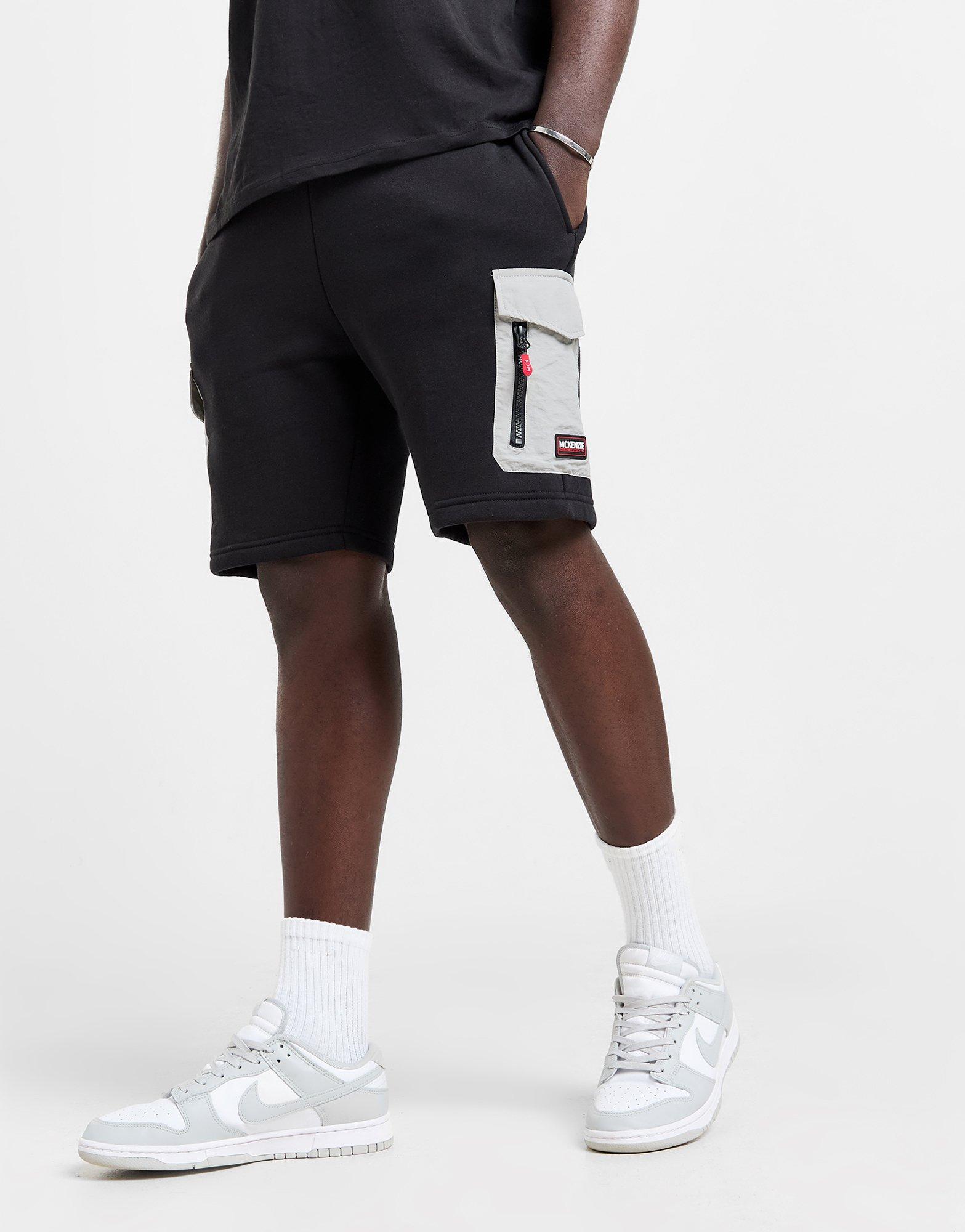 Férfi melegítőszet MCKENZIE SZETT RYDAL TEE SHT SET BLK MCKTM16177007 Fekete