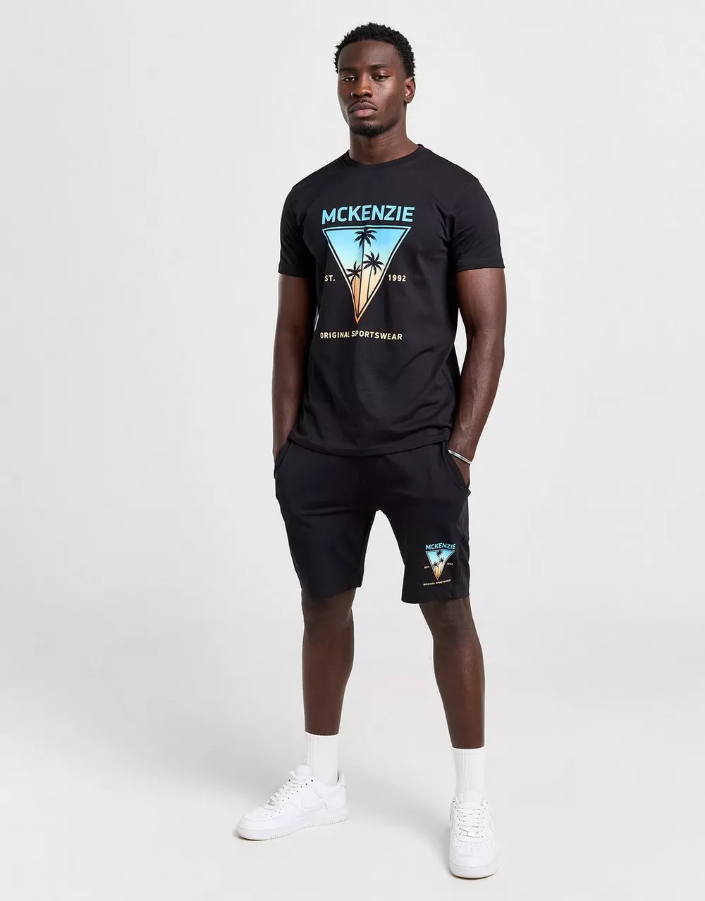 MCKENZIE КОМПЛЕКТ HILLS TEE/SHT SET BLK, фото 1 з 7