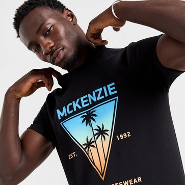 Pánska tepláková súprava MCKENZIE SÚPRAVA HILLS TEE/SHT SET BLK
