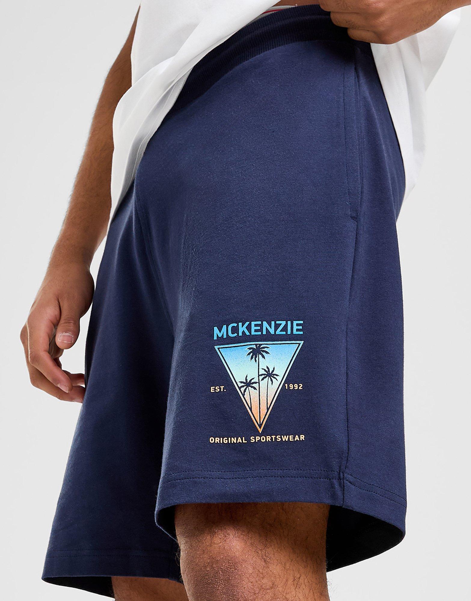 Vyriška sportiniai kostiumai MCKENZIE KOMPLEKTAS HILLS TEE/SHT SET BLK MCKTM16368007 Juoda