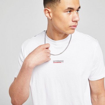 MCKENZIE PÓLÓ ESS TAPE TEE WHT-WHT