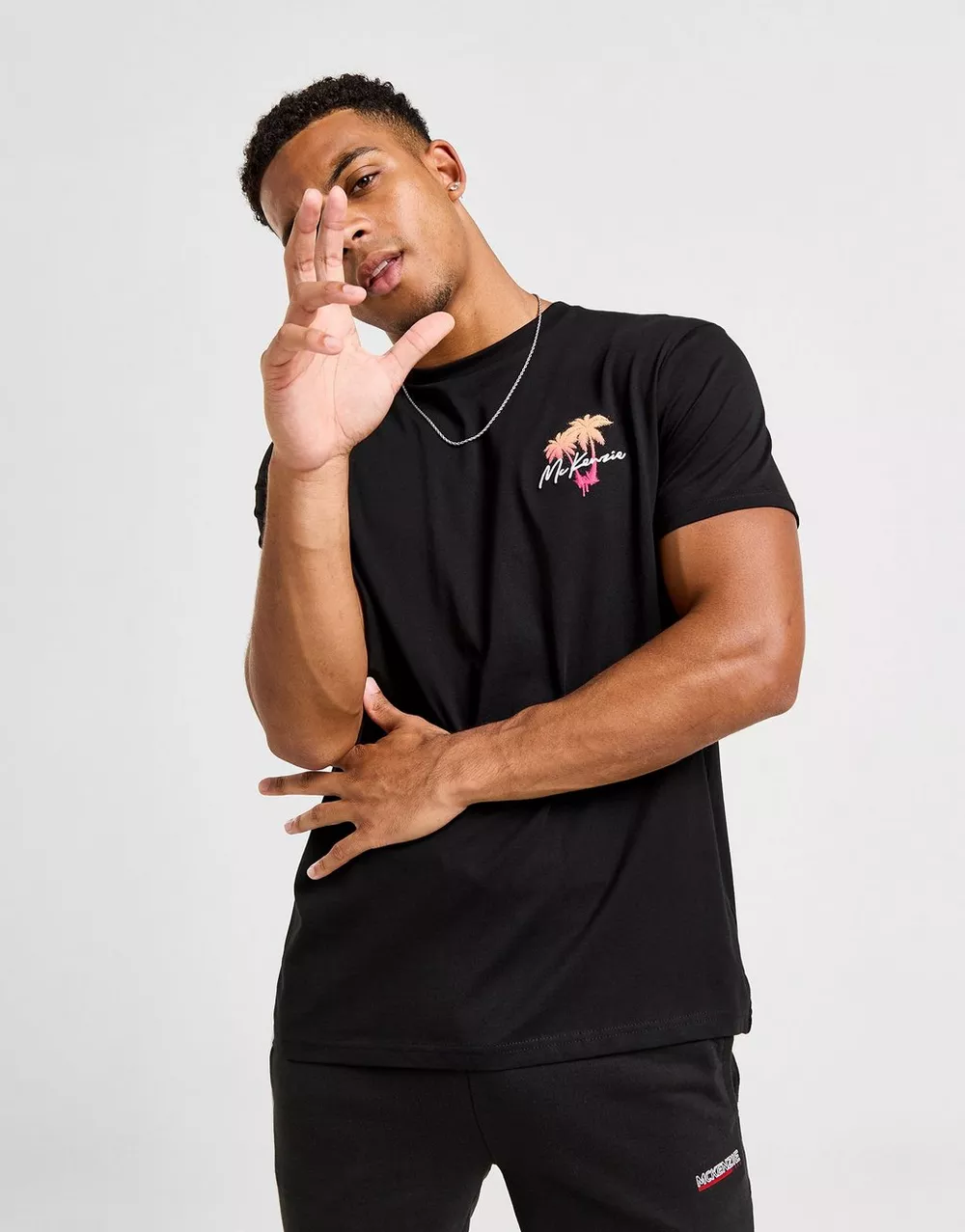 MCKENZIE ФУТБОЛКА HORIZON TEE BLK, фото 1 з 5
