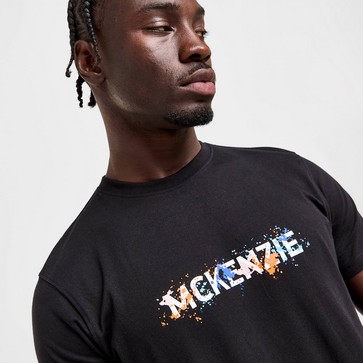 MCKENZIE T-SHIRT SPLATTER TEE BLK