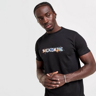 Vyriški marškiniai MCKENZIE MARŠKINĖLIAI SPLATTER TEE BLK