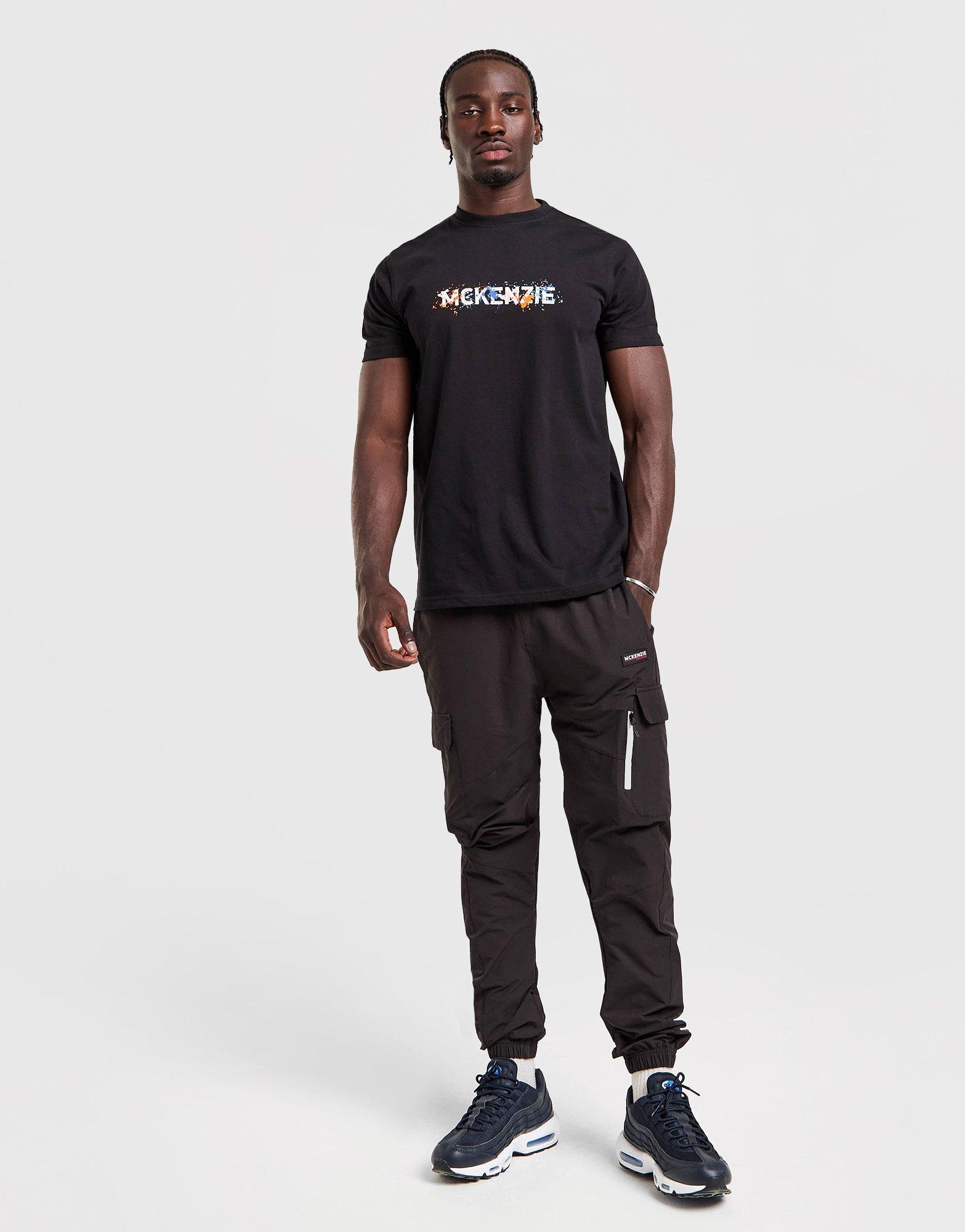 Чоловічі футболки MCKENZIE ФУТБОЛКА SPLATTER TEE BLK MCKTM16346007 Чорний