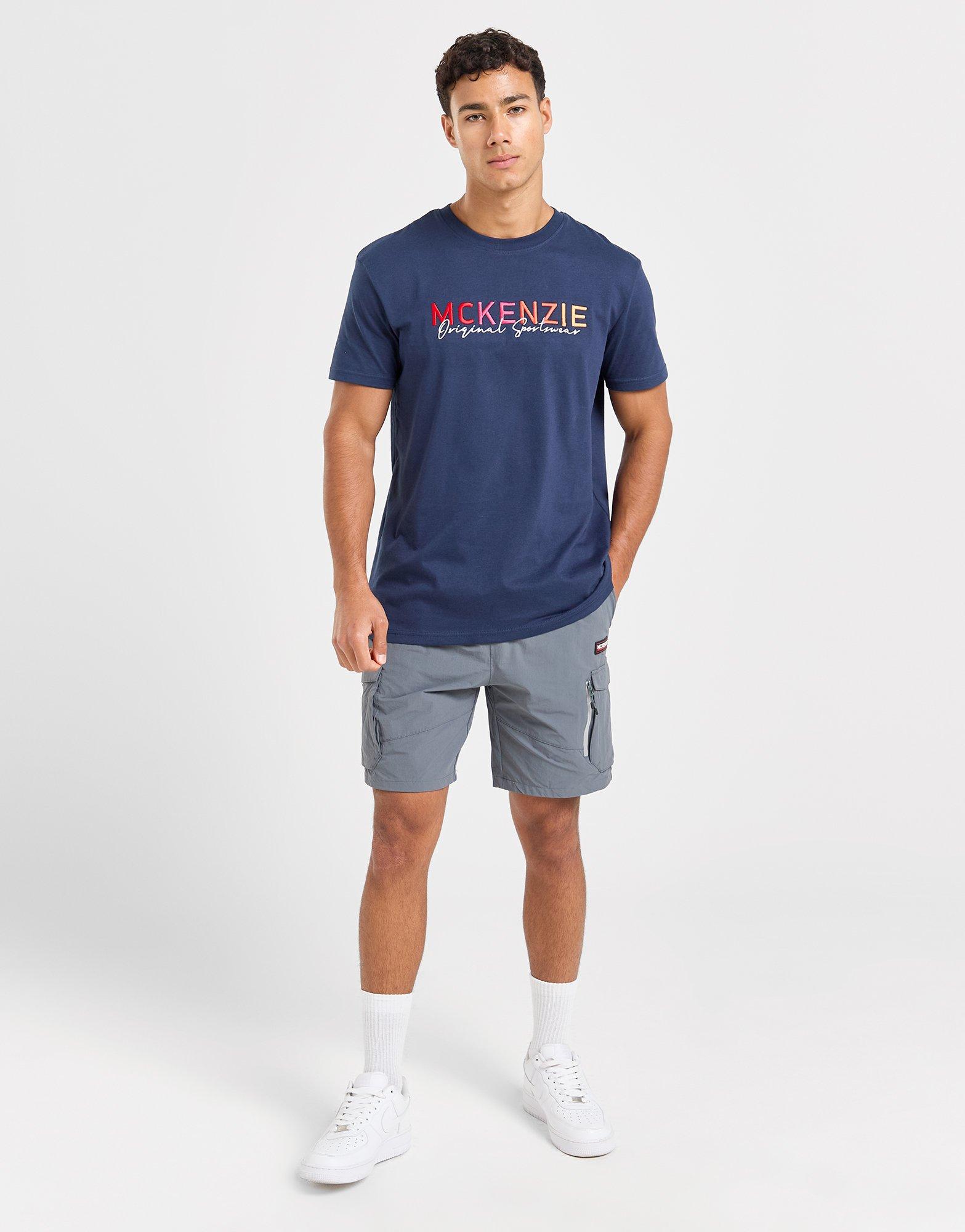 Koszulka, t-shirt męski MCKENZIE T-SHIRT HARE TEE DBL MCKTM15557130 Niebieski