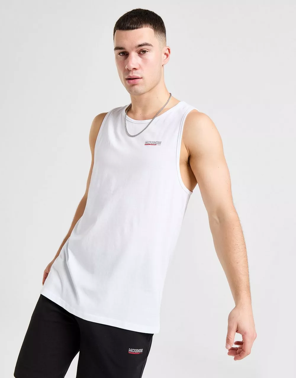 MCKENZIE МАЙКА ESS OS VST WHT, фото 1 з 4