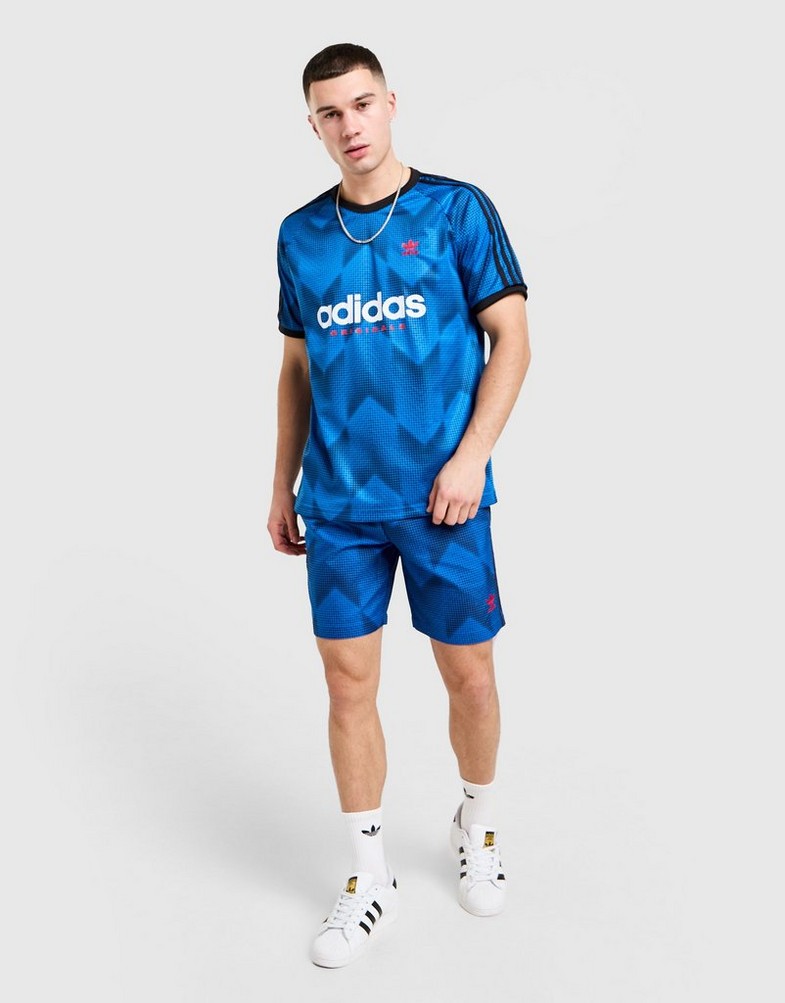 Мъжка тениска ADIDAS ТЕНИСКА FTB AOP TEE IY3205 Син
