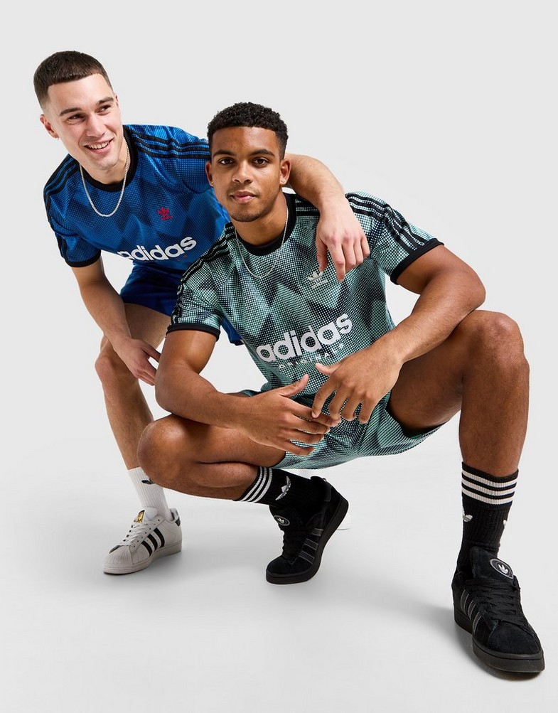 Чоловічі футболки ADIDAS ФУТБОЛКА FTB AOP TEE JF0682 Зелений