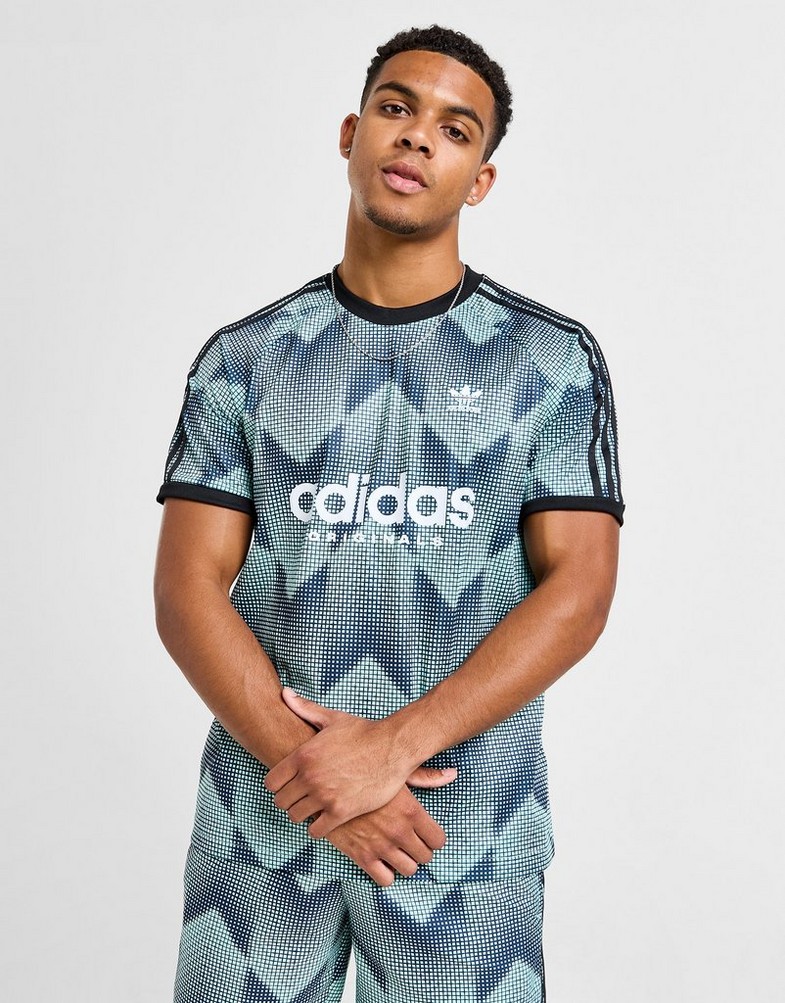 Чоловічі футболки ADIDAS ФУТБОЛКА FTB AOP TEE JF0682 Зелений