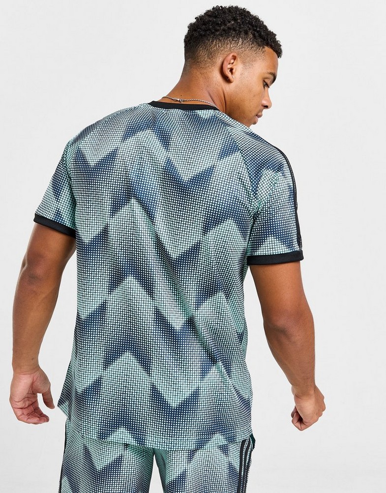 Чоловічі футболки ADIDAS ФУТБОЛКА FTB AOP TEE JF0682 Зелений
