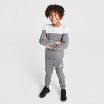 Trening pentru copii NIKE SET C/B FUTRA CRW ST GRY B
