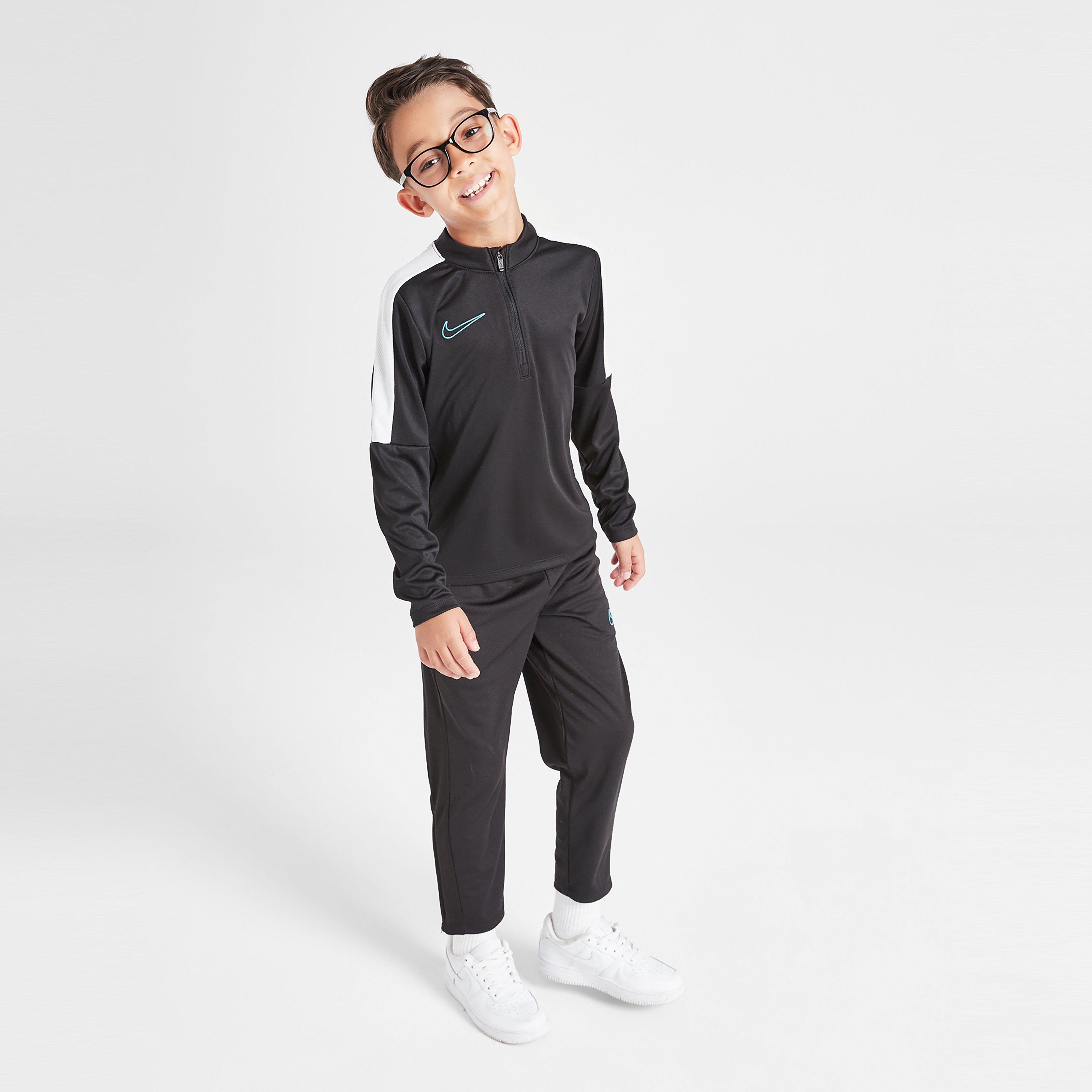 Gyerek melegítőszett NIKE SZETT ACADEMY PANT SET BLK B