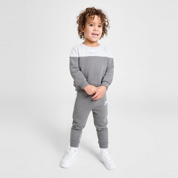 Trening pentru copii NIKE SET C/B FUTRA CRW ST GRY B