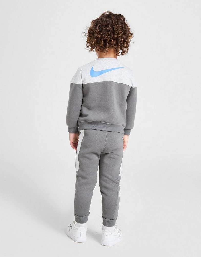 Komplet dresowy dziecięcy NIKE KOMPLET C/B FUTRA CRW ST GRY B