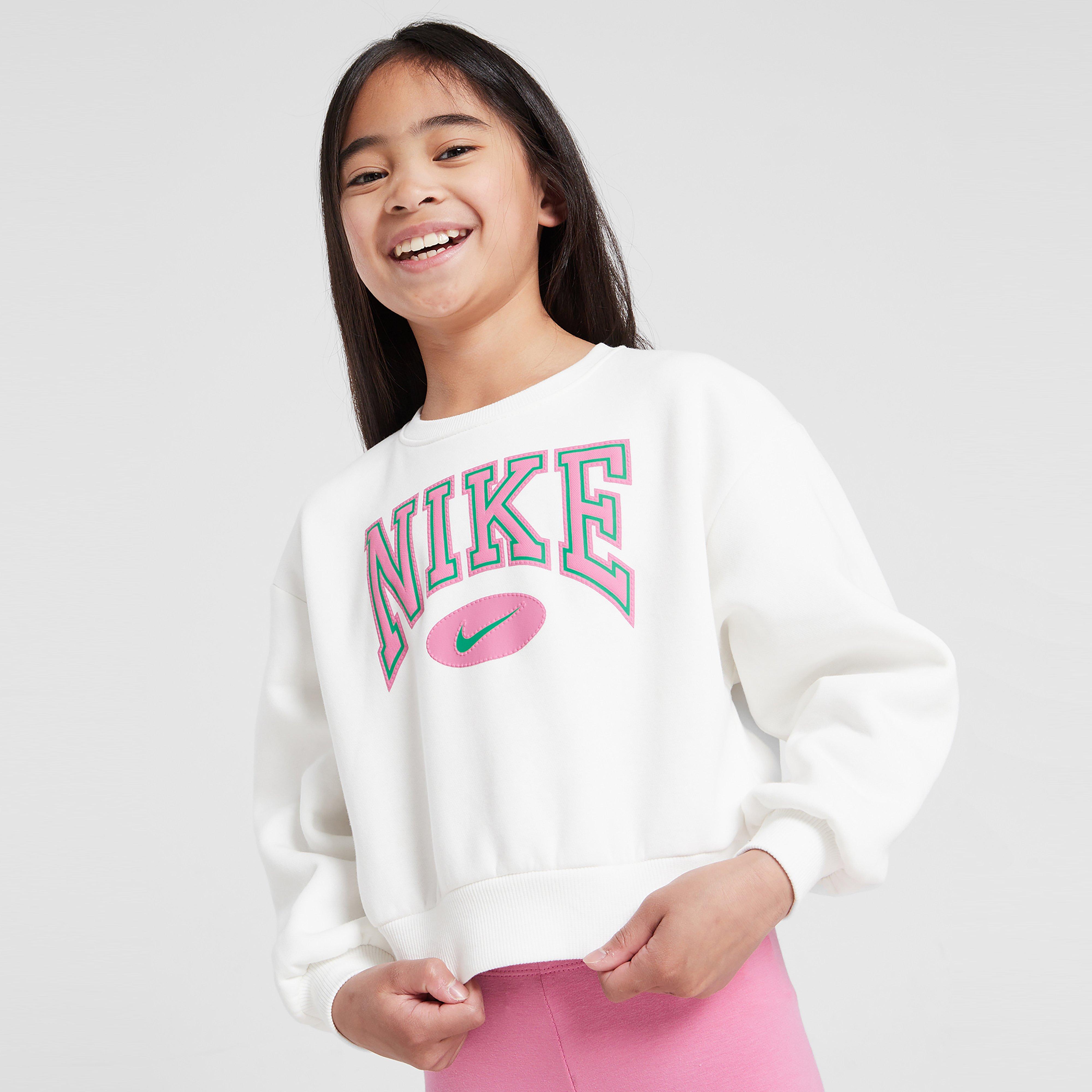 Gyerek melegítőszett NIKE SZETT (G) COLIGATE CRWST DPNK G