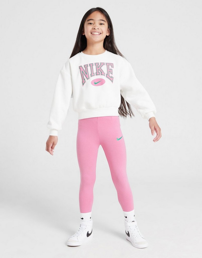 Komplet dresowy dziecięcy NIKE KOMPLET (G) COLIGATE CRWST DPNK G 36M430-ACG Różowy