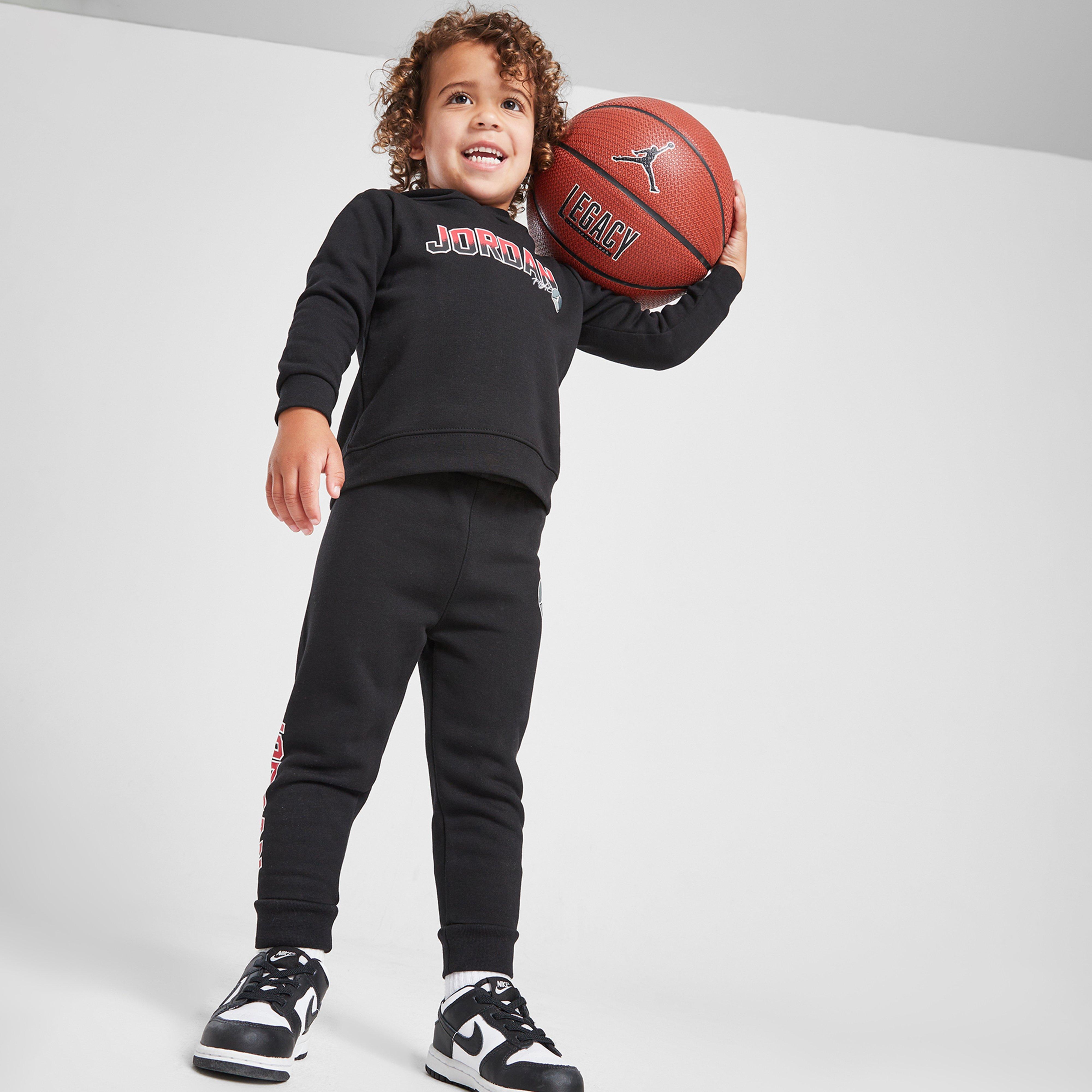 Komplet dresowy dziecięcy JORDAN KOMPLET COURT PATCH HD SET BLK B