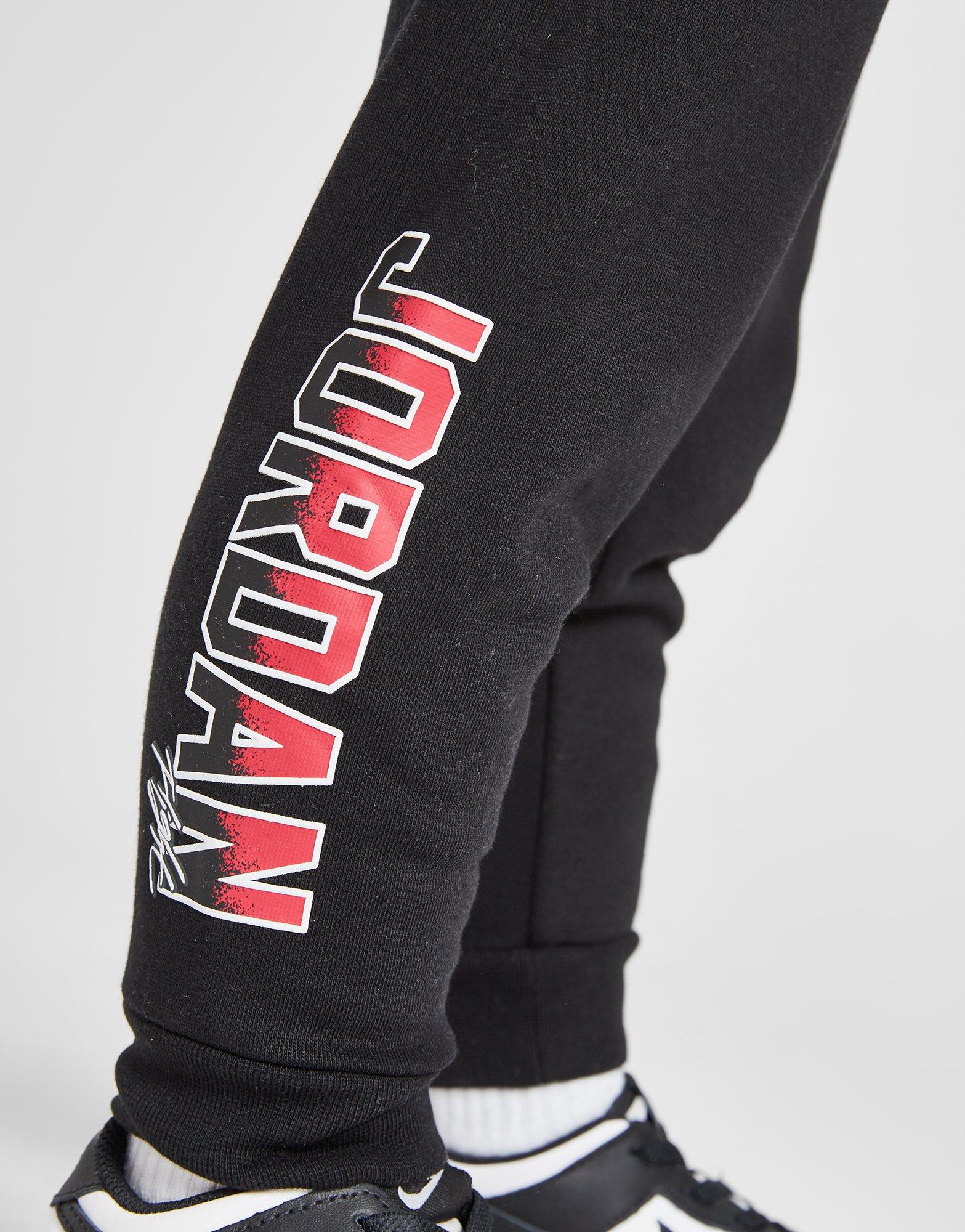 Detská tepláková súprava JORDAN SÚPRAVA COURT PATCH HD SET BLK B 65D454-023 Čierna