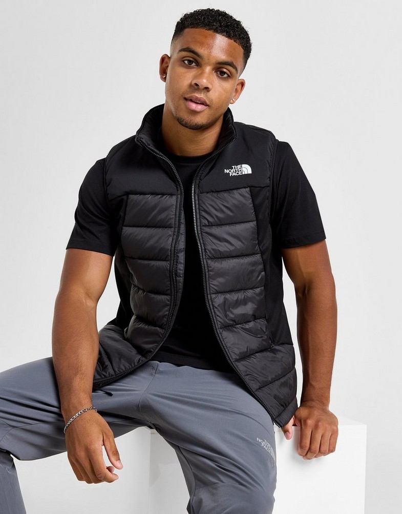 Férfi mellények THE NORTH FACE UJJATLAN PULÓVER   $SYNTH HYB GILET BLK