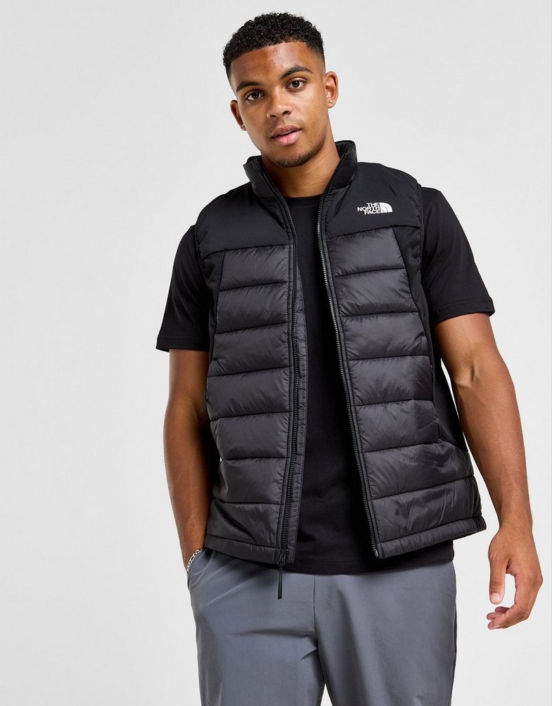 Férfi mellények THE NORTH FACE UJJATLAN PULÓVER   $SYNTH HYB GILET BLK