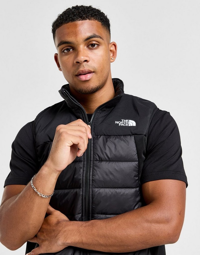 Férfi mellények THE NORTH FACE UJJATLAN PULÓVER   $SYNTH HYB GILET BLK