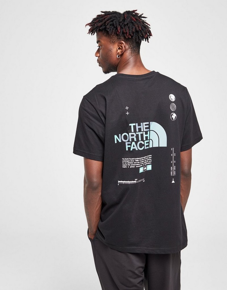 Koszulka, t-shirt męski THE NORTH FACE T-SHIRT ENERGY INFILL T BLK/TEAL