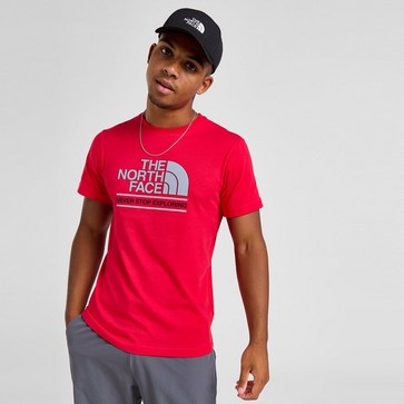 Férfi póló THE NORTH FACE PÓLÓ $CHANGALA T RED/BLK