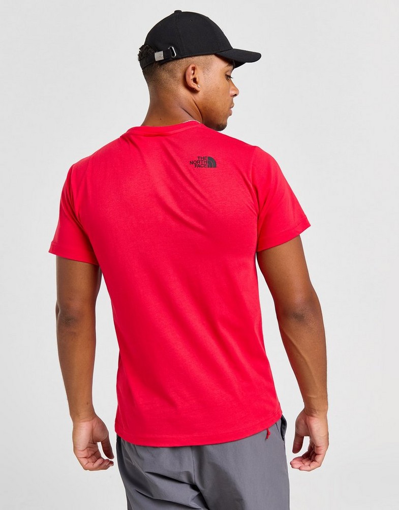 Koszulka, t-shirt męski THE NORTH FACE T-SHIRT $CHANGALA T RED/BLK