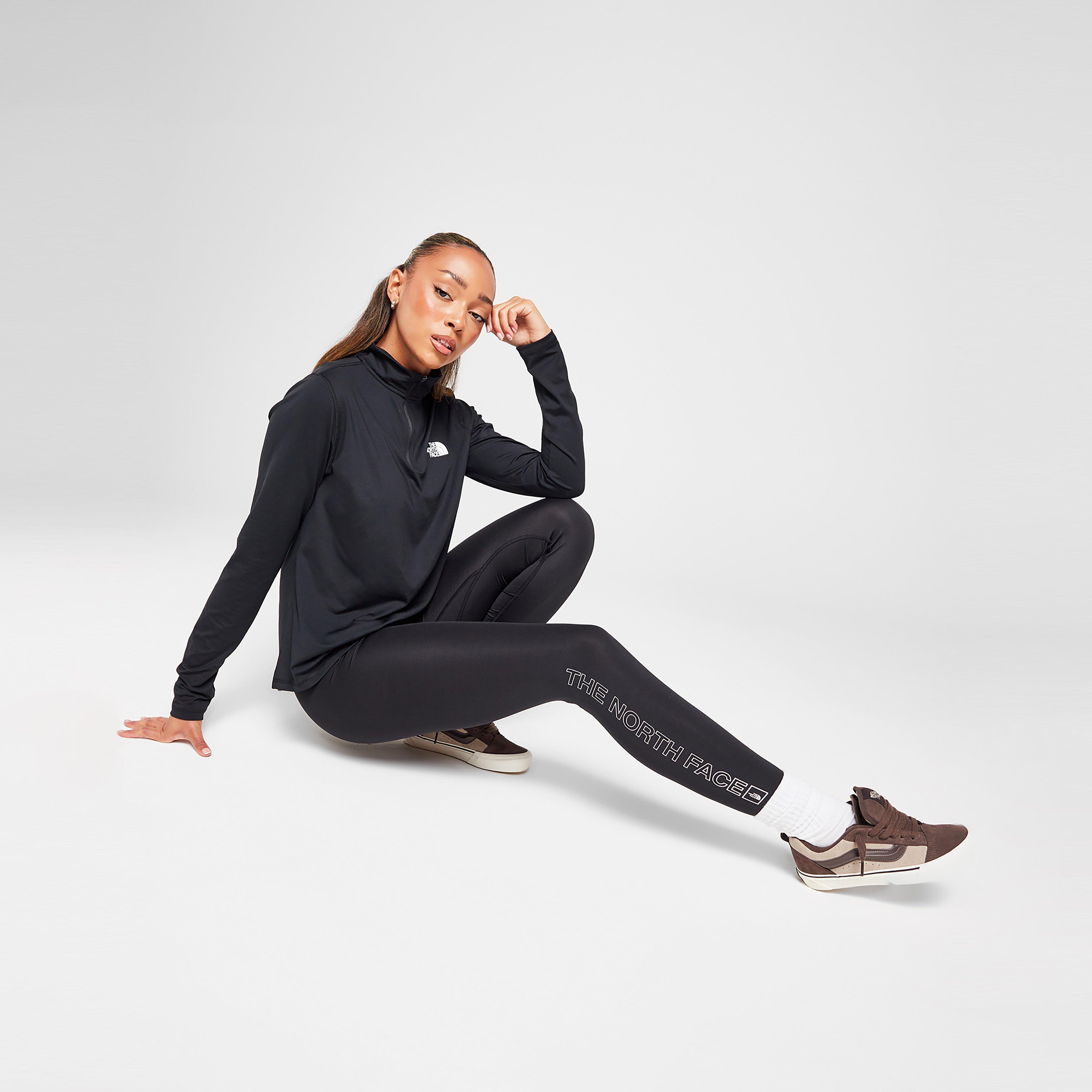 Ženske tajice THE NORTH FACE TAJICE FADE TIGHT BLK/WHT