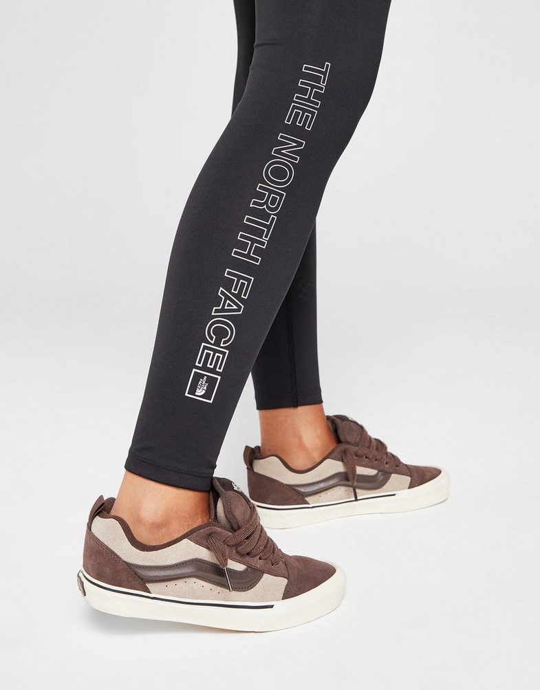 Colanți pentru femei THE NORTH FACE COLANȚI FADE TIGHT BLK/WHT NF0A8AJAJK31 Negru