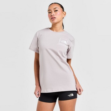 THE NORTH FACE T-SHIRT OUTLINE MTN T MOON/WH