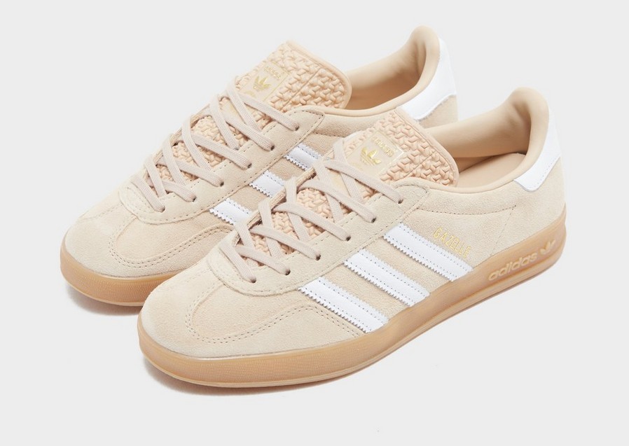 Buty sneakersy damskie ADIDAS GAZELLE INDOOR W IH5482 Beżowy