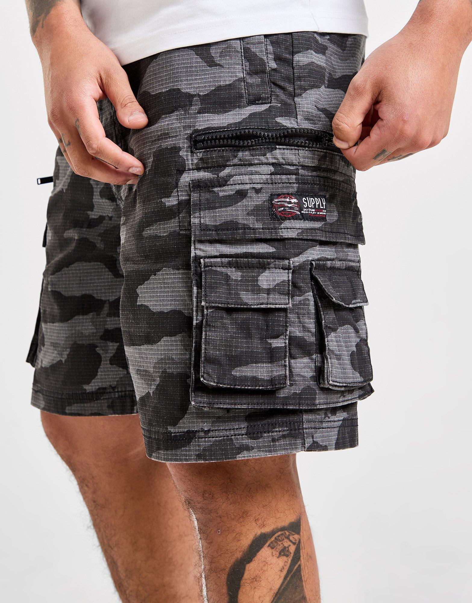 Vyriški šortai SUPPLY&DEMAND ŠORTAI OMEGA SHT GRY SUPTM17018159 Pilka