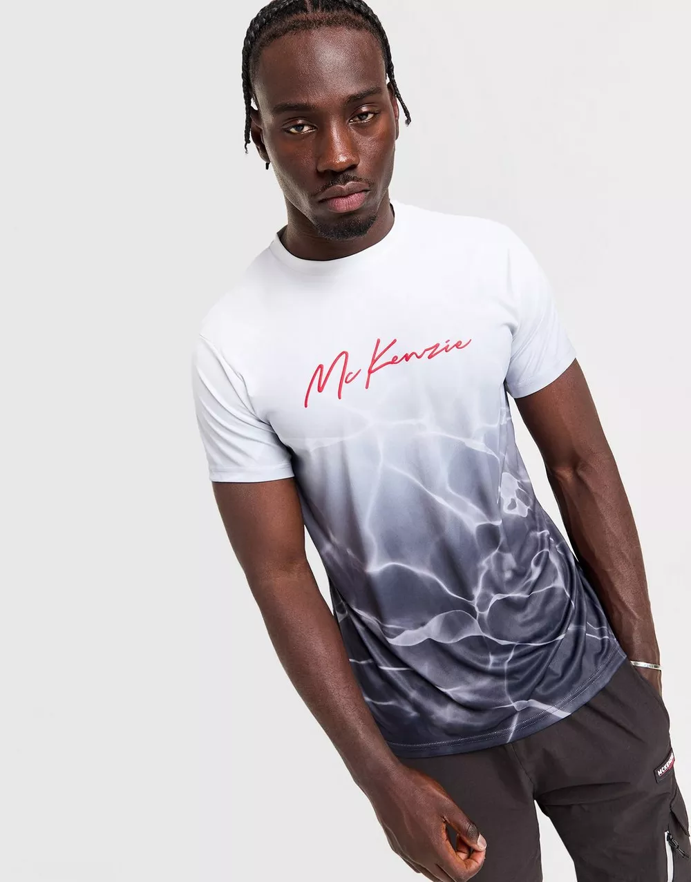 MCKENZIE ФУТБОЛКА DEPTHS FADE TEE WHT, фото 1 з 4