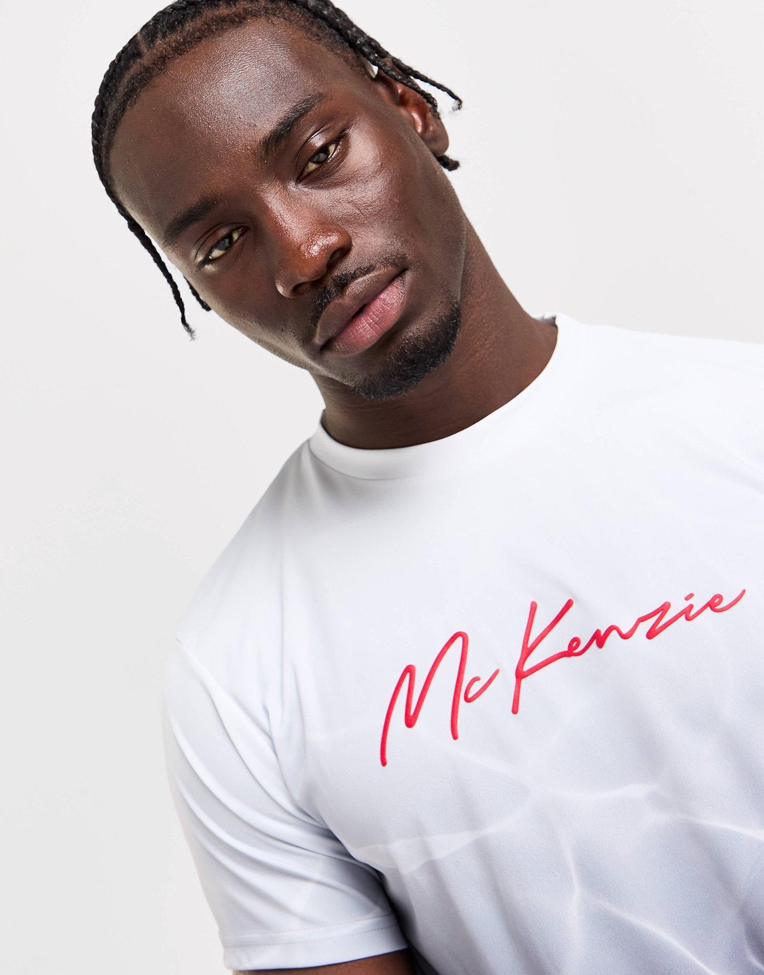 Tricou pentru bărbați MCKENZIE TRICOU DEPTHS FADE TEE WHT MCKTM16348010 Alb