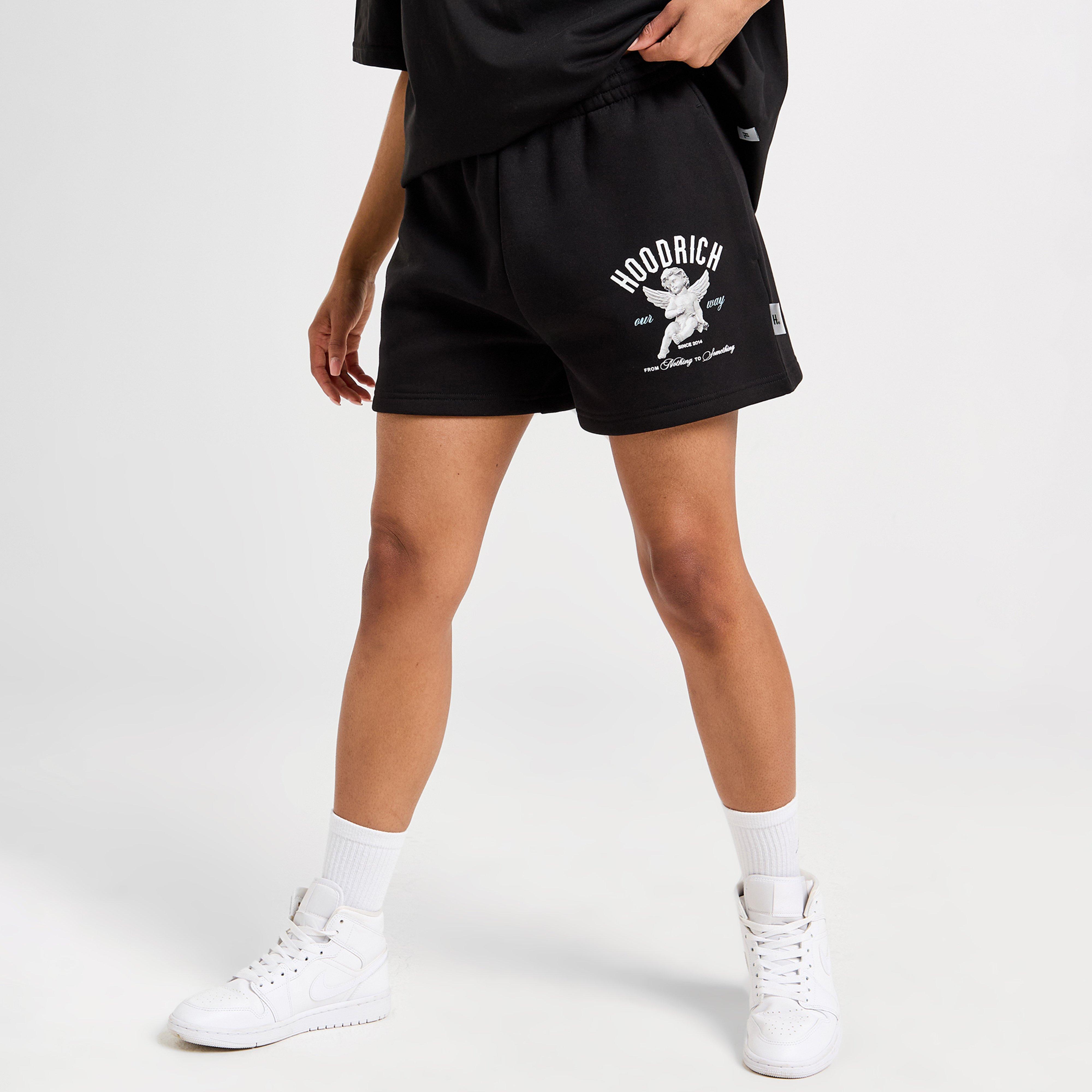 Moteriški šortai HOODRICH ŠORTAI GLOW FLC SHORT BLK
