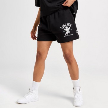 Pantaloni scurți pentru femei HOODRICH PANTALONI SCURȚI GLOW FLC SHORT BLK