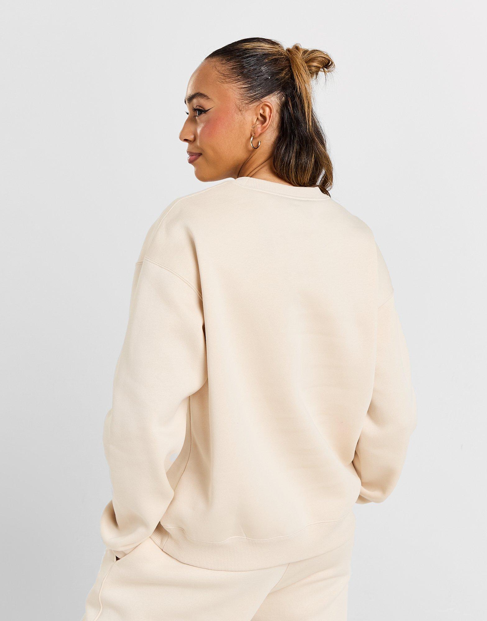 Bluza damska BLUZA W JORDAN BRKLN FLC CREW 24 FV7074-203 Beżowy