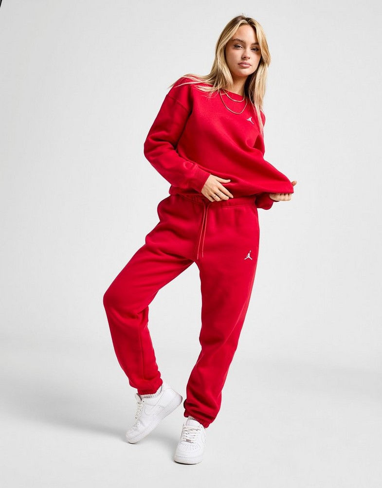 Moteriškos kelnės KELNĖS W JORDAN BRKLN FLC PANT 24  FV7077-687 Raudona