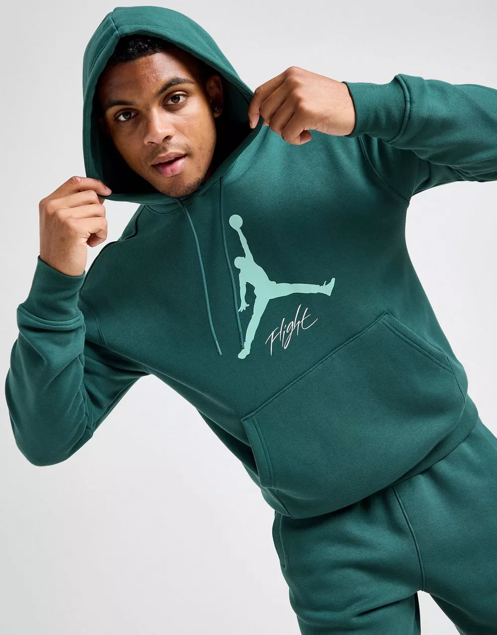 Jordan КОФТА З КАПЮШОНОМ JORDAN ESS FLC BASELINE HOODIE, фото 1 з 5