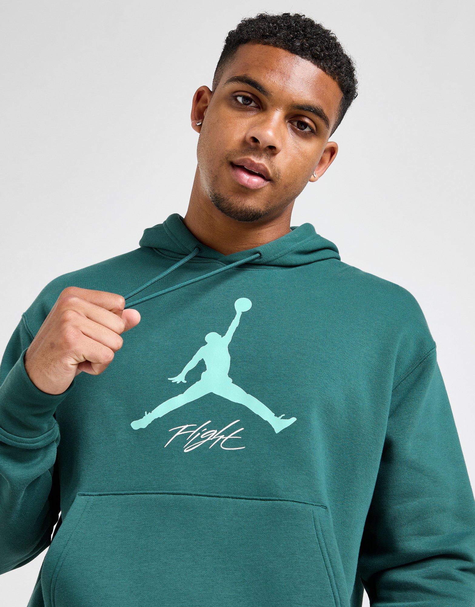 Мъжка блуза СУИТЧЪР С КАЧУЛКА JORDAN ESS FLC BASELINE HOODIE FD7545-366 Зелен