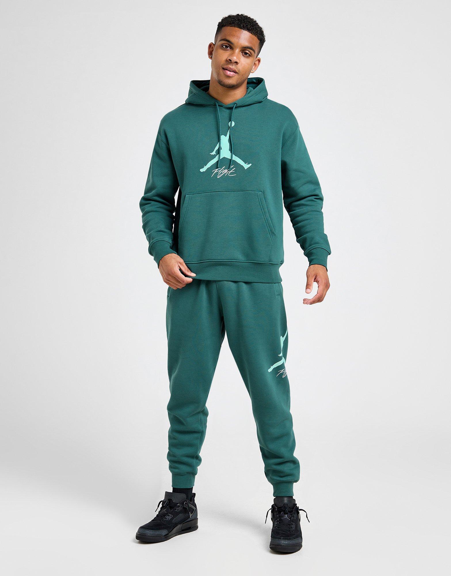 Мъжка блуза СУИТЧЪР С КАЧУЛКА JORDAN ESS FLC BASELINE HOODIE FD7545-366 Зелен