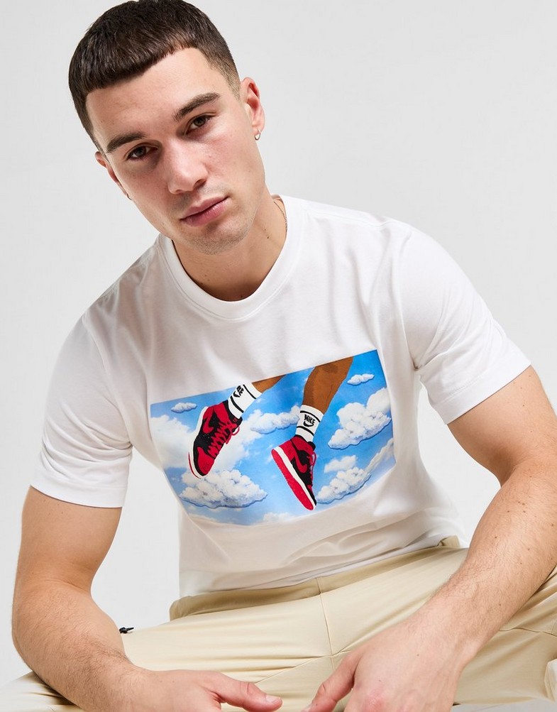 Чоловічі футболки ФУТБОЛКА M JORDAN FLT ESS SS CREW  FZ1967-100 Білий